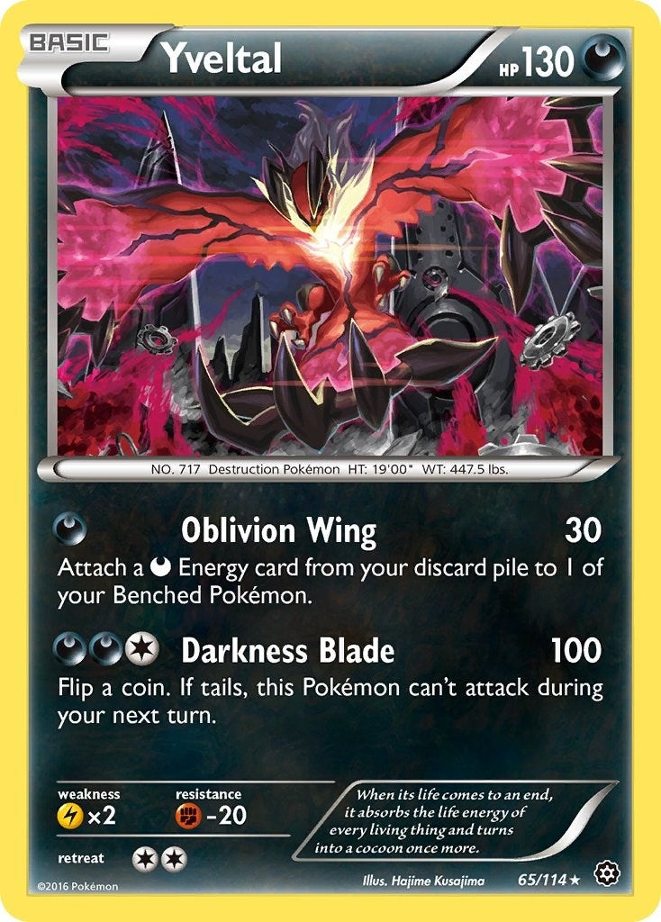 Image for Yveltal (65/114) (XY - Steam Siege) - Pokemon
