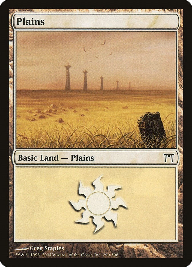 Plains (290) (290) (Champions of Kamigawa)