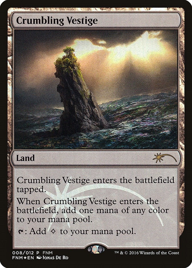 Crumbling Vestige (8) (FNM Promos)