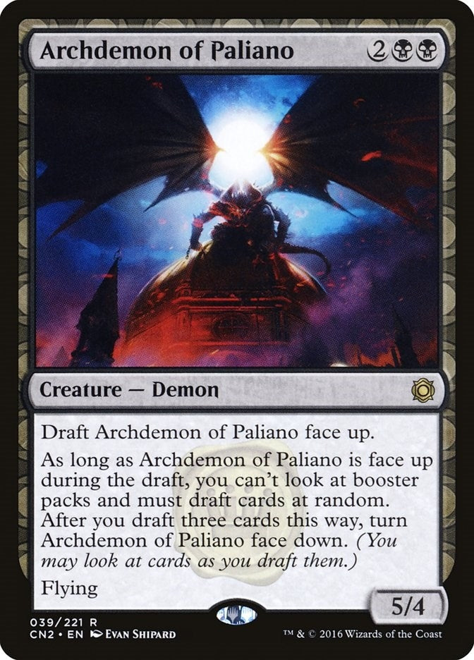 Archdemon of Paliano (39) (Conspiracy: Take the Crown)