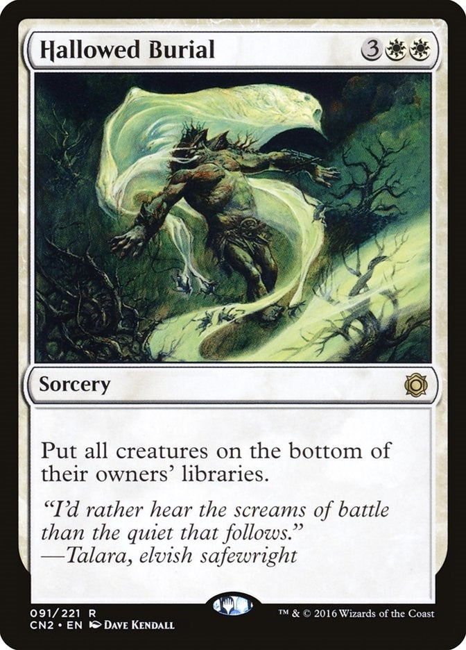 Hallowed Burial (91) (Conspiracy: Take the Crown)