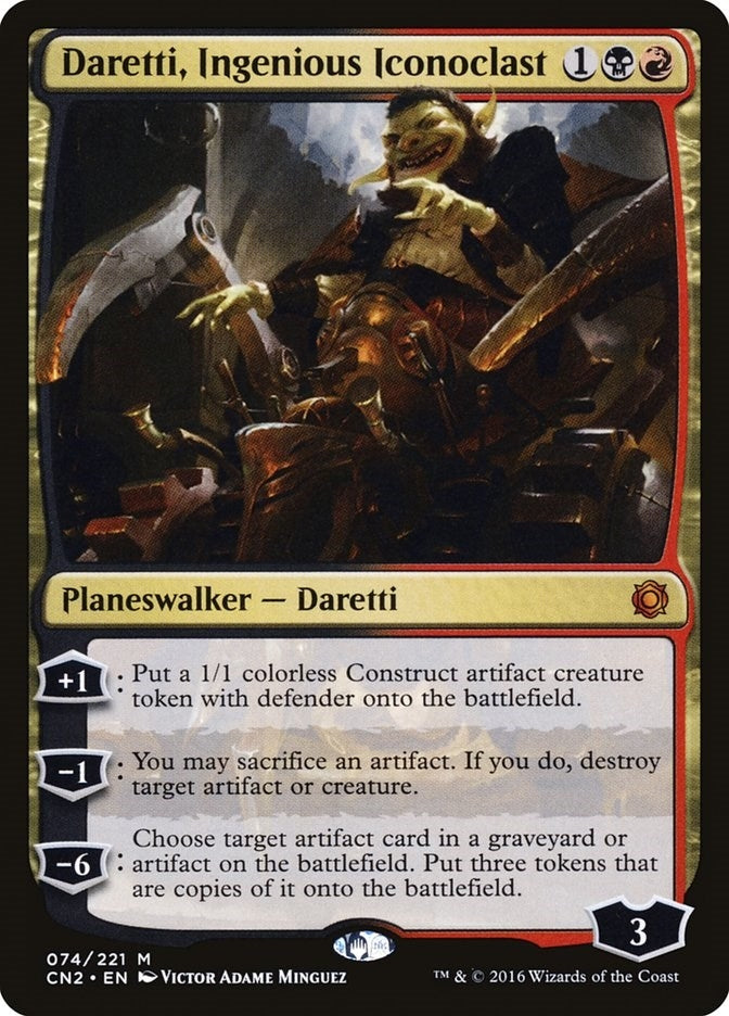 Daretti, Ingenious Iconoclast (74) (Conspiracy: Take the Crown)