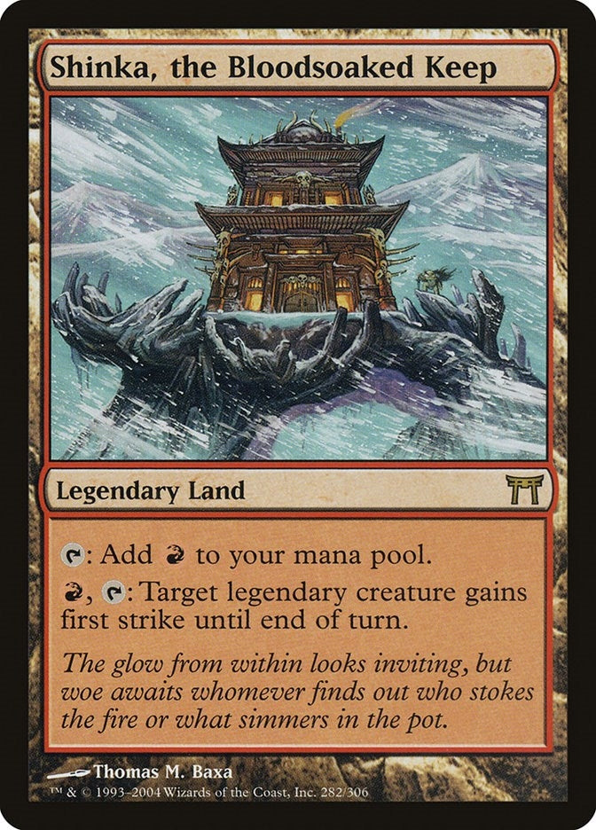 Shinka, the Bloodsoaked Keep (282) (Champions of Kamigawa)