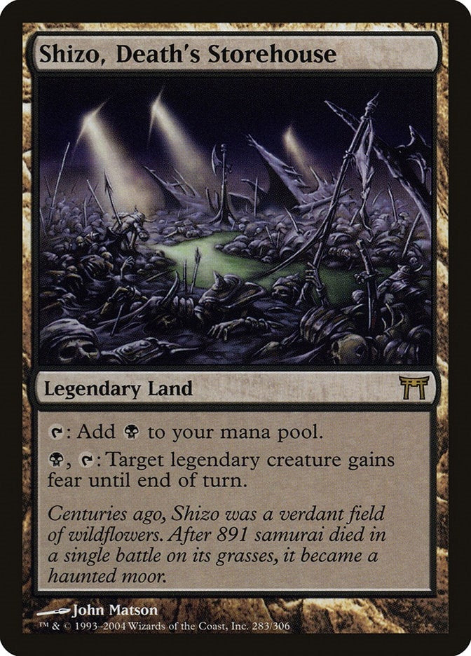 Shizo, Death's Storehouse (283) (Champions of Kamigawa)