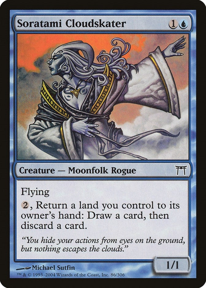 Soratami Cloudskater (86) (Champions of Kamigawa)