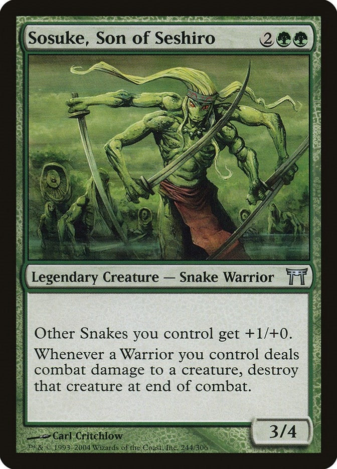 Image for Sosuke, Son of Seshiro (244) (Champions of Kamigawa) - Magic: The Gathering