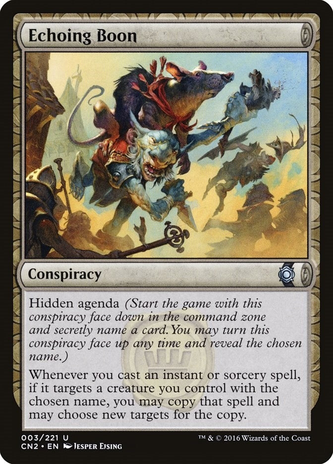 Echoing Boon (3) (Conspiracy: Take the Crown)