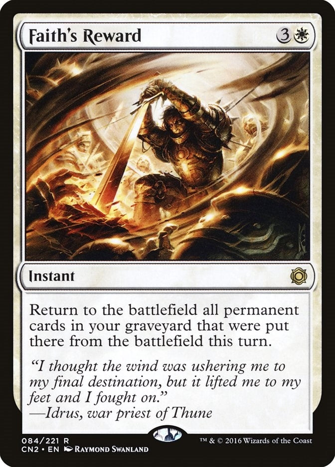 Faith's Reward (84) (Conspiracy: Take the Crown)