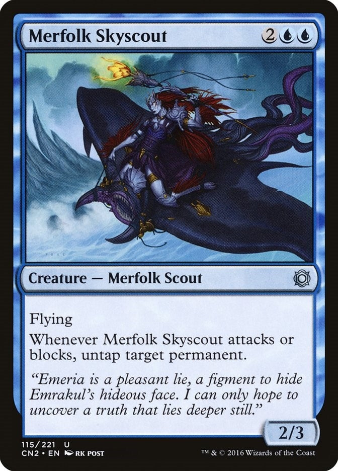 Merfolk Skyscout (115) (Conspiracy: Take the Crown)