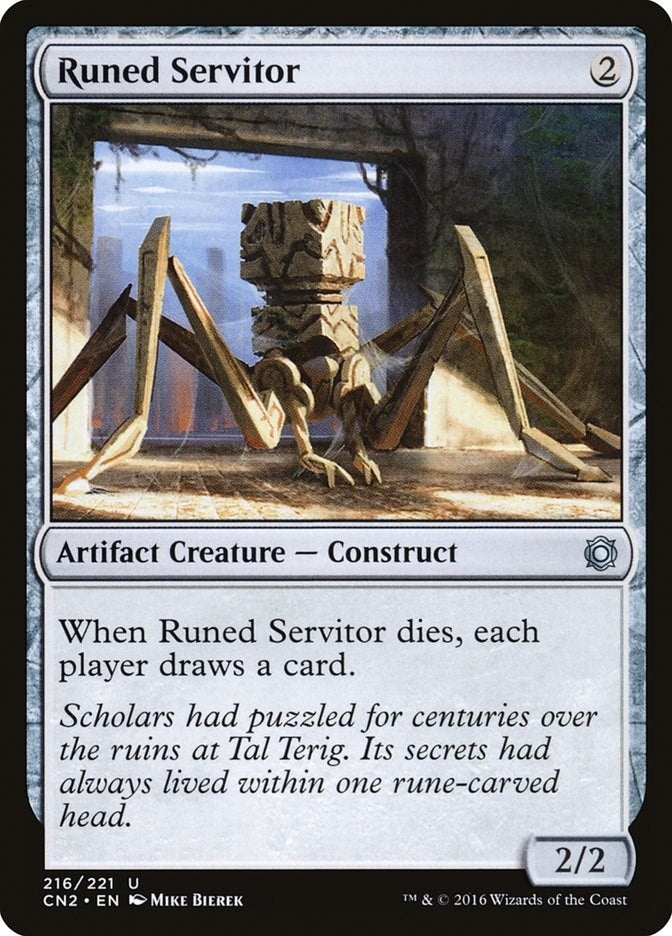 Runed Servitor (216) (Conspiracy: Take the Crown)