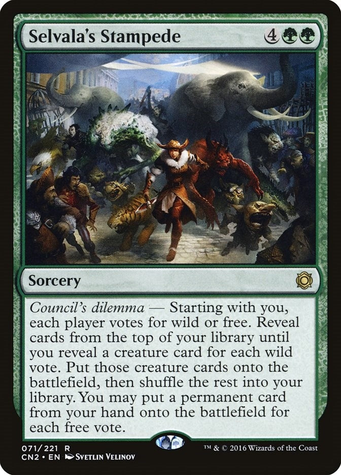 Selvala's Stampede (71) (Conspiracy: Take the Crown)