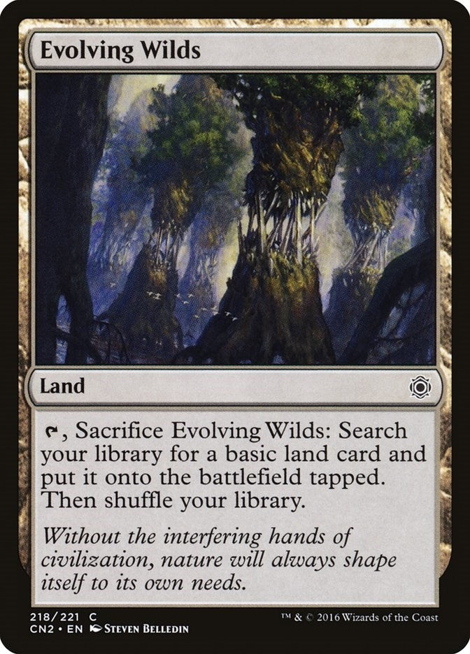 Evolving Wilds (218) (Conspiracy: Take the Crown)