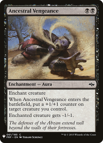 Ancestral Vengeance (61) (The List Reprints)