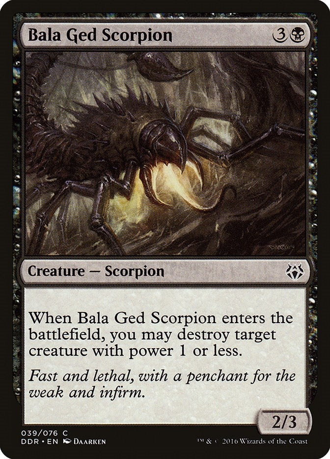 Bala Ged Scorpion (39) (Duel Decks: Nissa vs. Ob Nixilis)