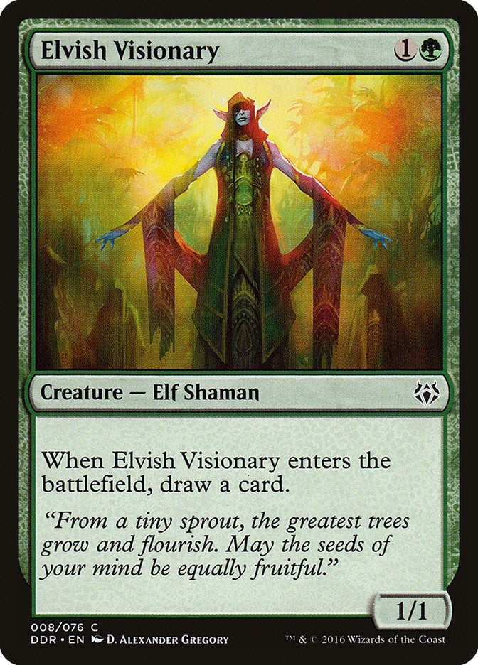 Elvish Visionary (8) (Duel Decks: Nissa vs. Ob Nixilis)