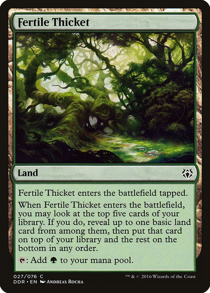 Fertile Thicket (27) (Duel Decks: Nissa vs. Ob Nixilis)