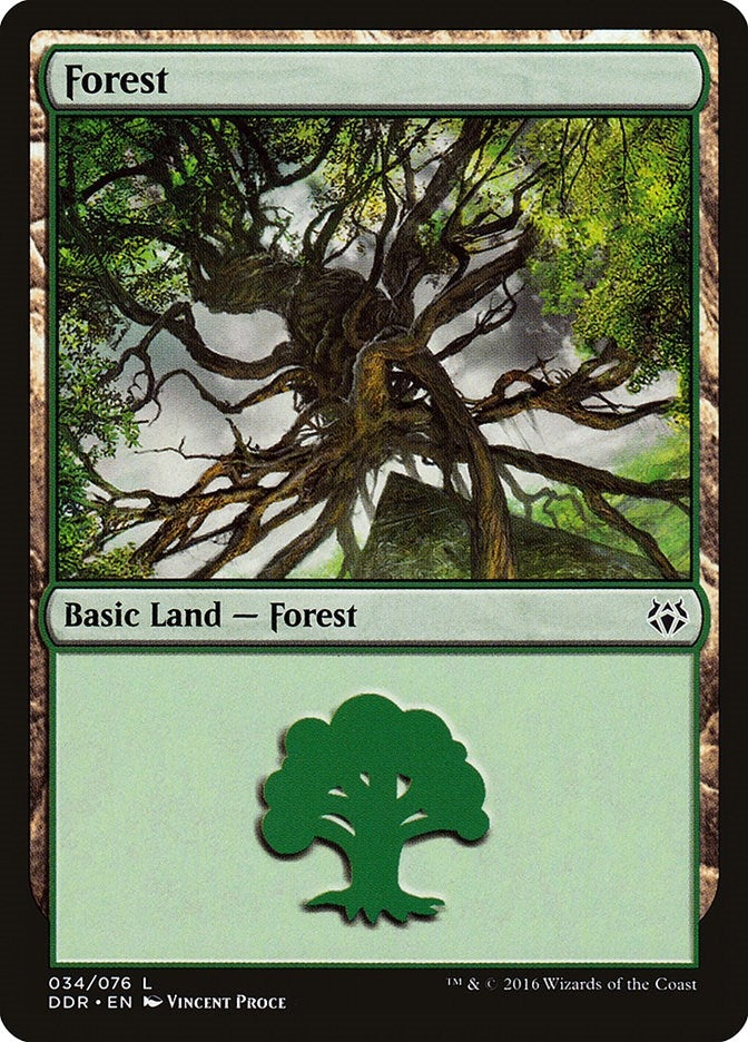 Forest (034) (34) (Duel Decks: Nissa vs. Ob Nixilis)