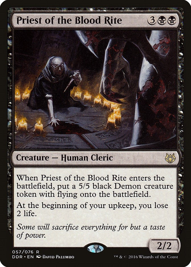 Priest of the Blood Rite (57) (Duel Decks: Nissa vs. Ob Nixilis)