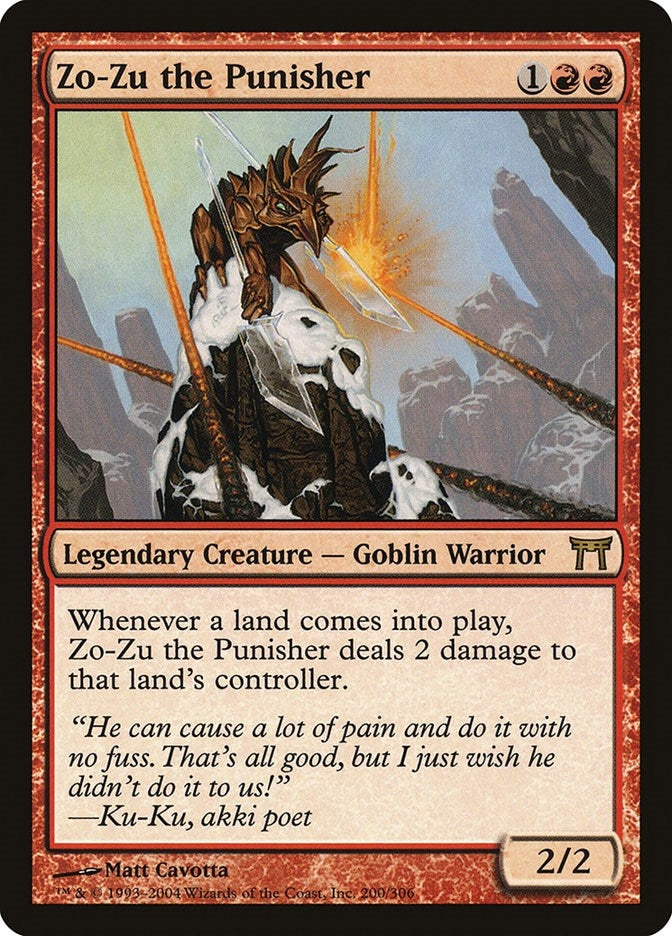 Image for Zo-Zu the Punisher (200) (Champions of Kamigawa) - Magic: The Gathering