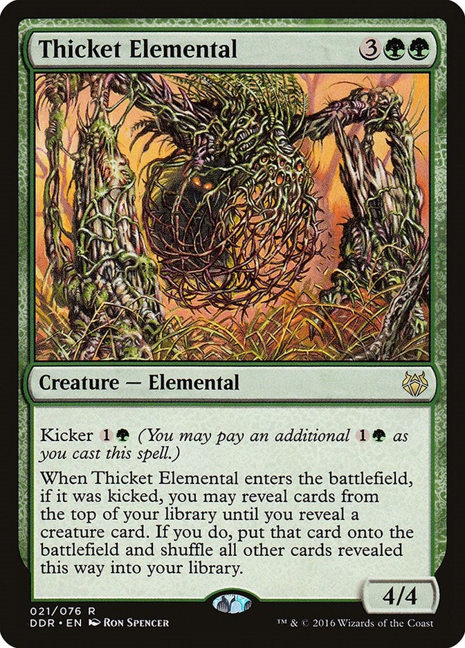 Thicket Elemental (21) (Duel Decks: Nissa vs. Ob Nixilis)