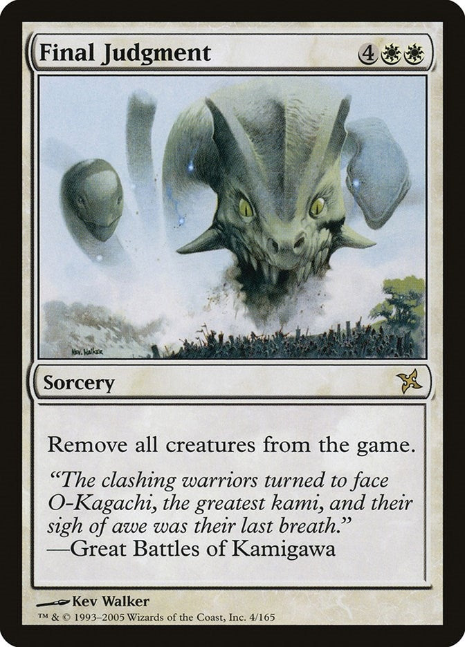 Final Judgment (4) (Betrayers of Kamigawa)