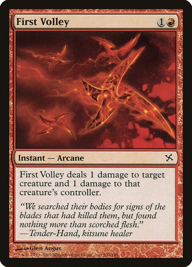 Image for First Volley (100) (Betrayers of Kamigawa) - Magic: The Gathering