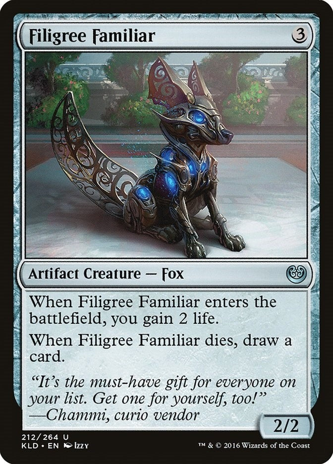 Filigree Familiar (212) (Kaladesh)