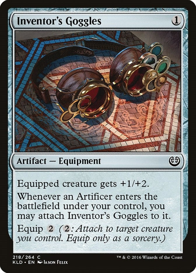 Inventor's Goggles (218) (Kaladesh)