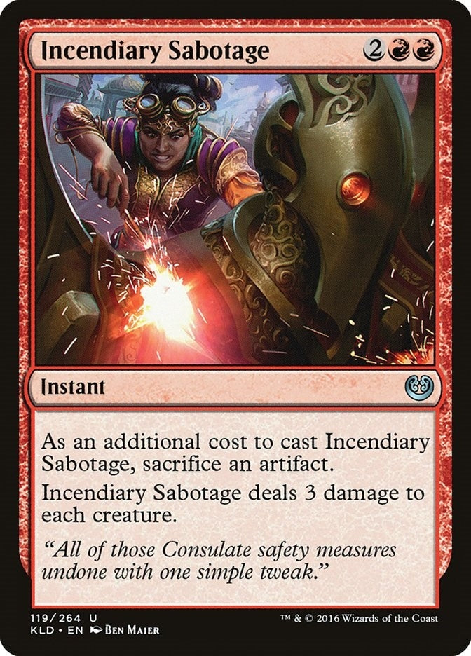 Incendiary Sabotage (119) (Kaladesh)