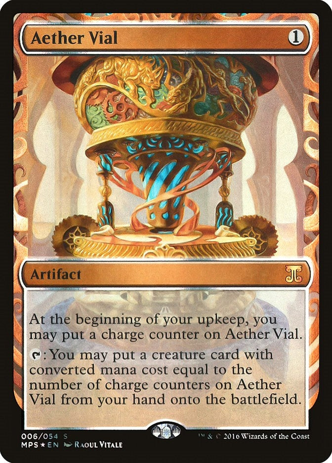 Aether Vial (6) (Masterpiece Series: Kaladesh Inventions)