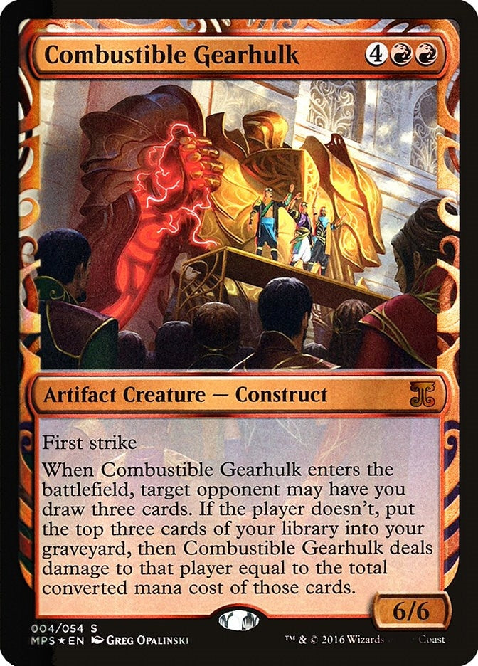 Combustible Gearhulk (4) (Masterpiece Series: Kaladesh Inventions)