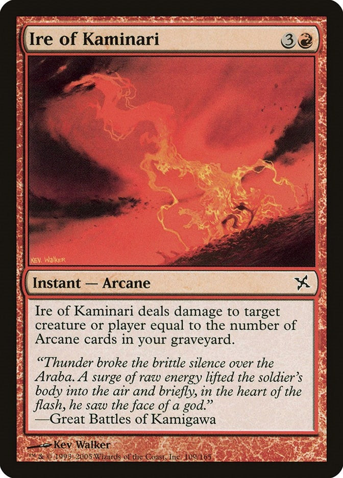 Ire of Kaminari (109) (Betrayers of Kamigawa)