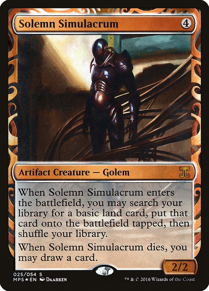 Solemn Simulacrum (25) (Masterpiece Series: Kaladesh Inventions)