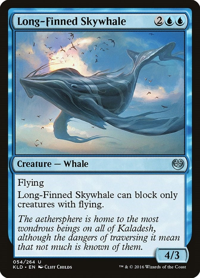 Long-Finned Skywhale (54) (Kaladesh)
