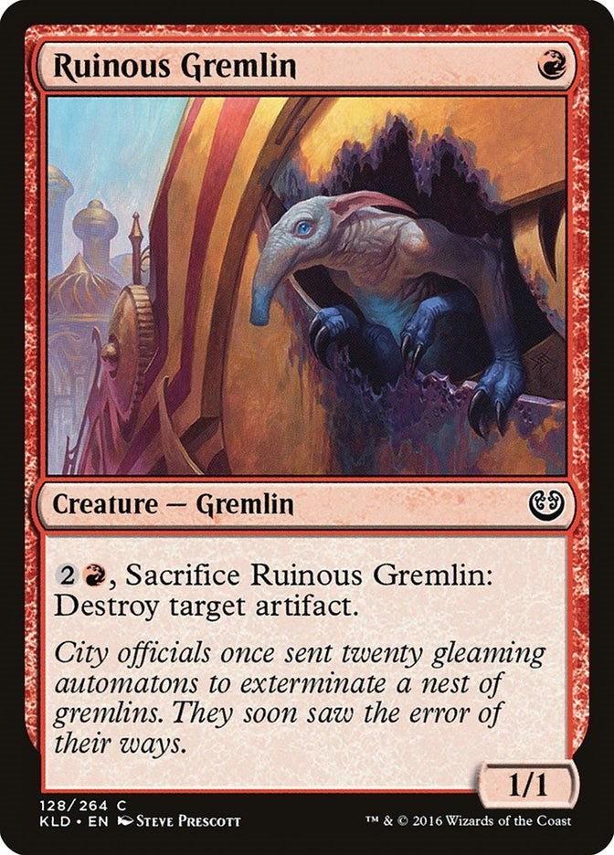 Ruinous Gremlin (128) (Kaladesh)