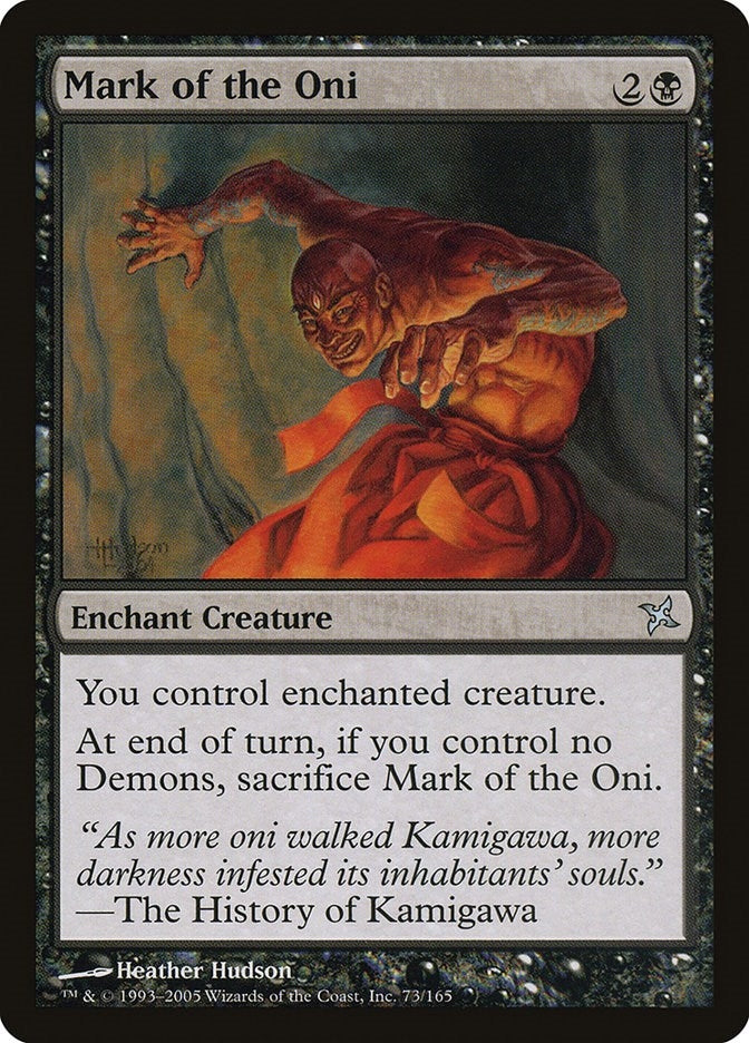Mark of the Oni (73) (Betrayers of Kamigawa)
