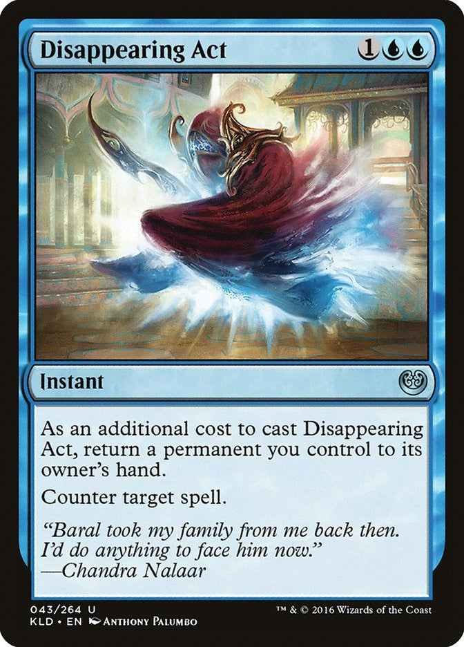 Disappearing Act (43) (Kaladesh)