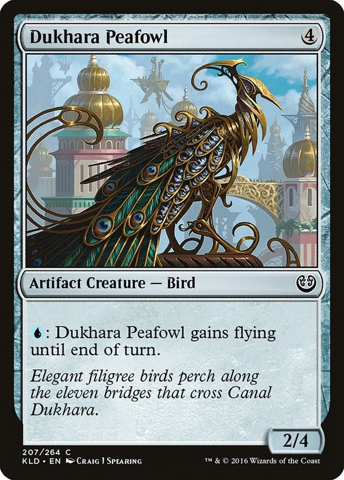Dukhara Peafowl (207) (Kaladesh)