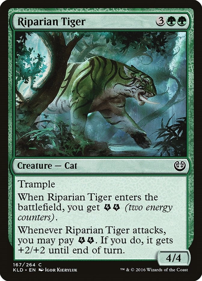Riparian Tiger (167) (Kaladesh)