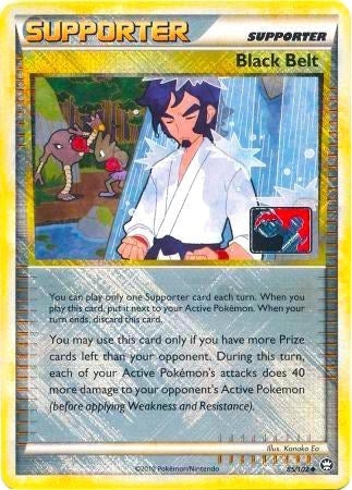 Image for Black Belt - 85/102 (League Promo) (085/102) (League & Championship Cards) - Pokemon