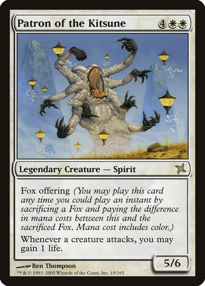 Image for Patron of the Kitsune (19) (Betrayers of Kamigawa) - Magic: The Gathering