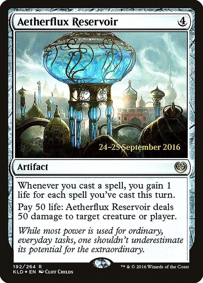 Aetherflux Reservoir (192) (Prerelease Cards)