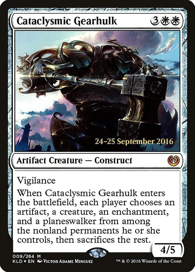 Cataclysmic Gearhulk (9) (Prerelease Cards)