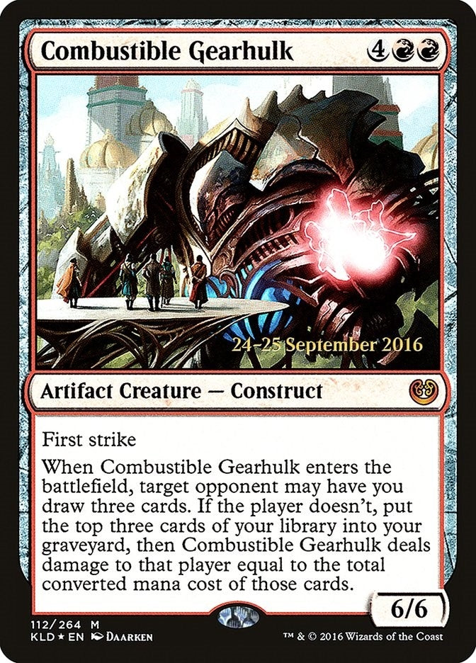 Combustible Gearhulk (112) (Prerelease Cards)