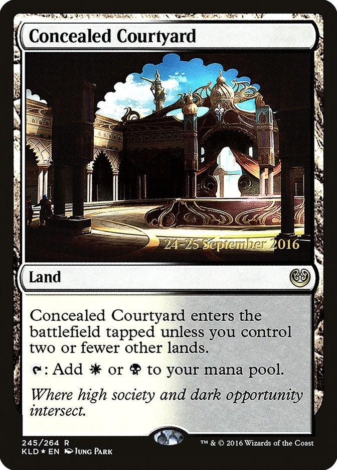 Concealed Courtyard (KLD) (245) (Prerelease Cards)