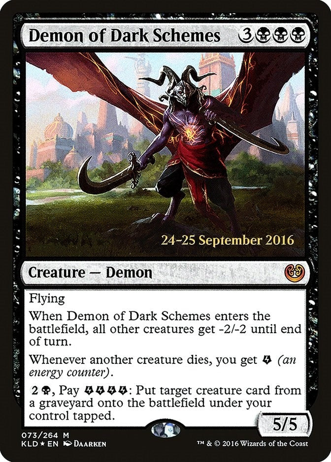 Demon of Dark Schemes (73) (Prerelease Cards)