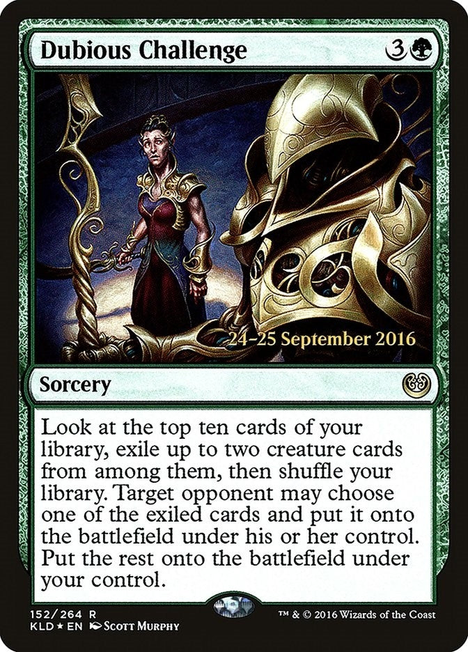Dubious Challenge (152) (Prerelease Cards)