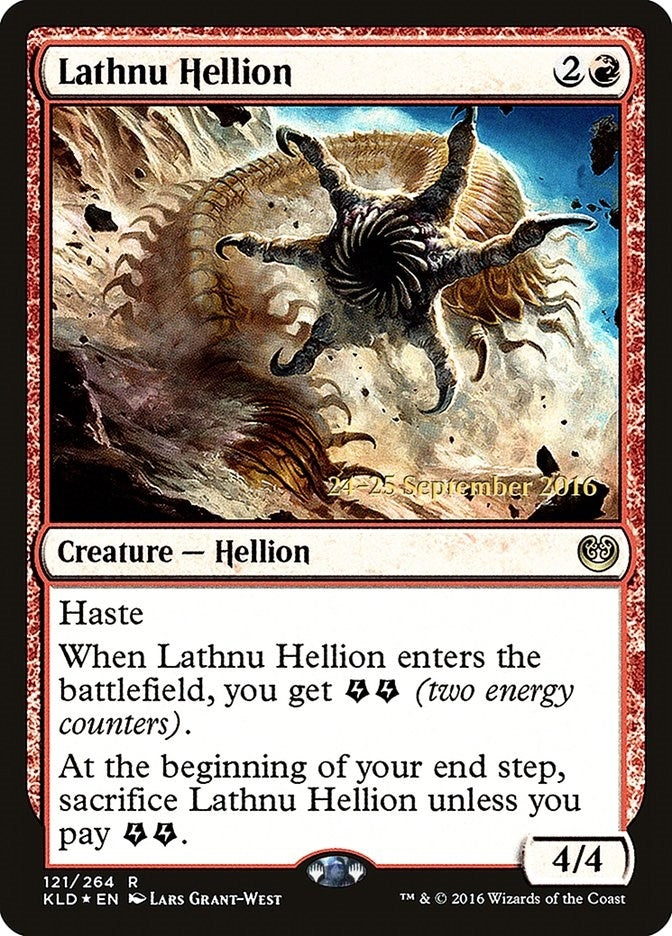 Lathnu Hellion (121) (Prerelease Cards)