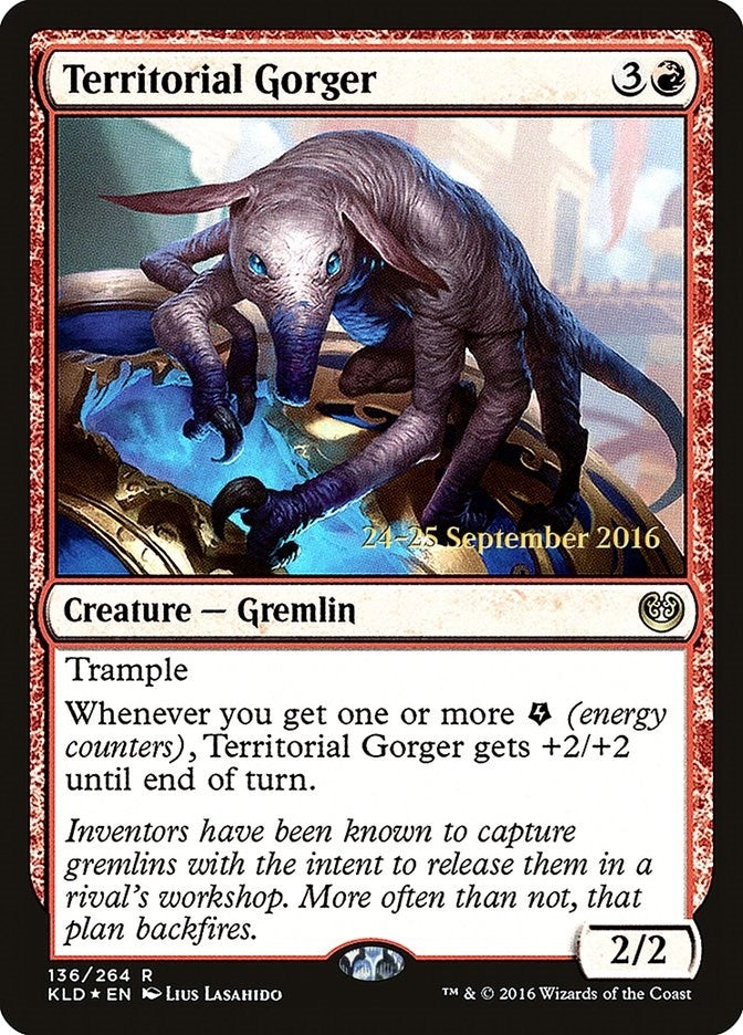 Territorial Gorger (136) (Prerelease Cards)