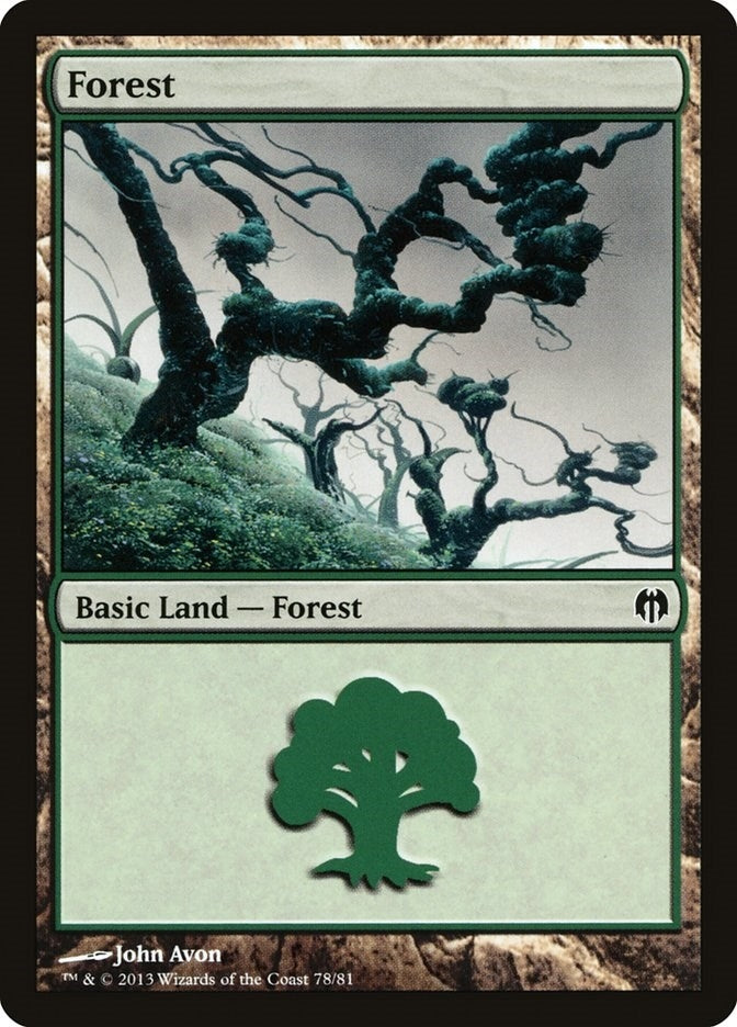 Forest (78) (78) (Duel Decks: Heroes vs. Monsters)
